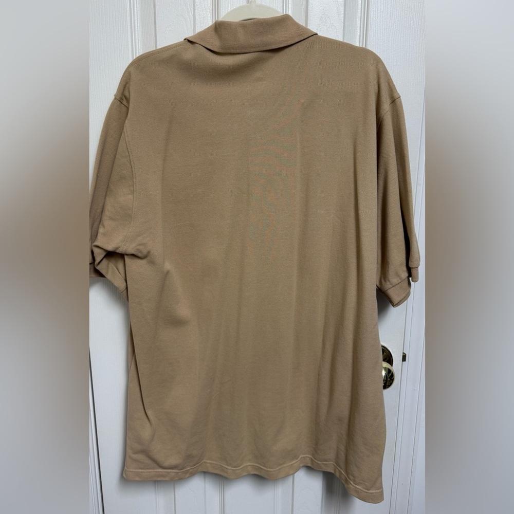 Burberry Men's Polo in Light Brown with Signature Crest - Picture 5 of 12